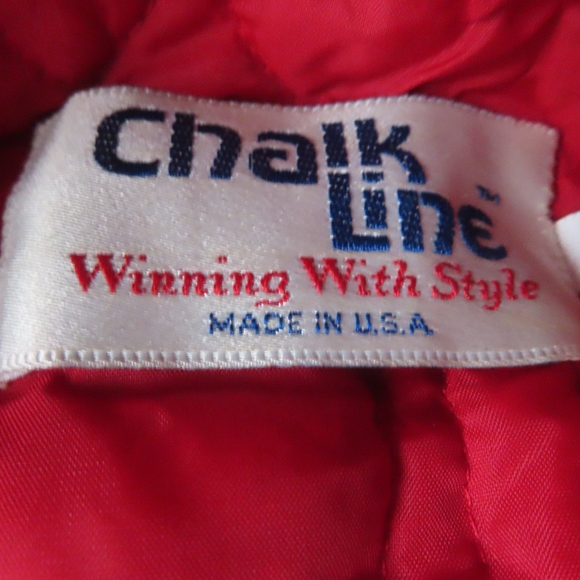 Vintage NFL Chalk Line San Francisco 49ers Satin Football Jacket Sz Small - Picture 11 of 11